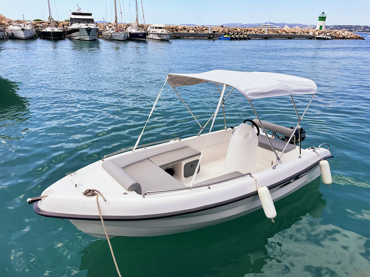 Bateau sans permis 6 pers